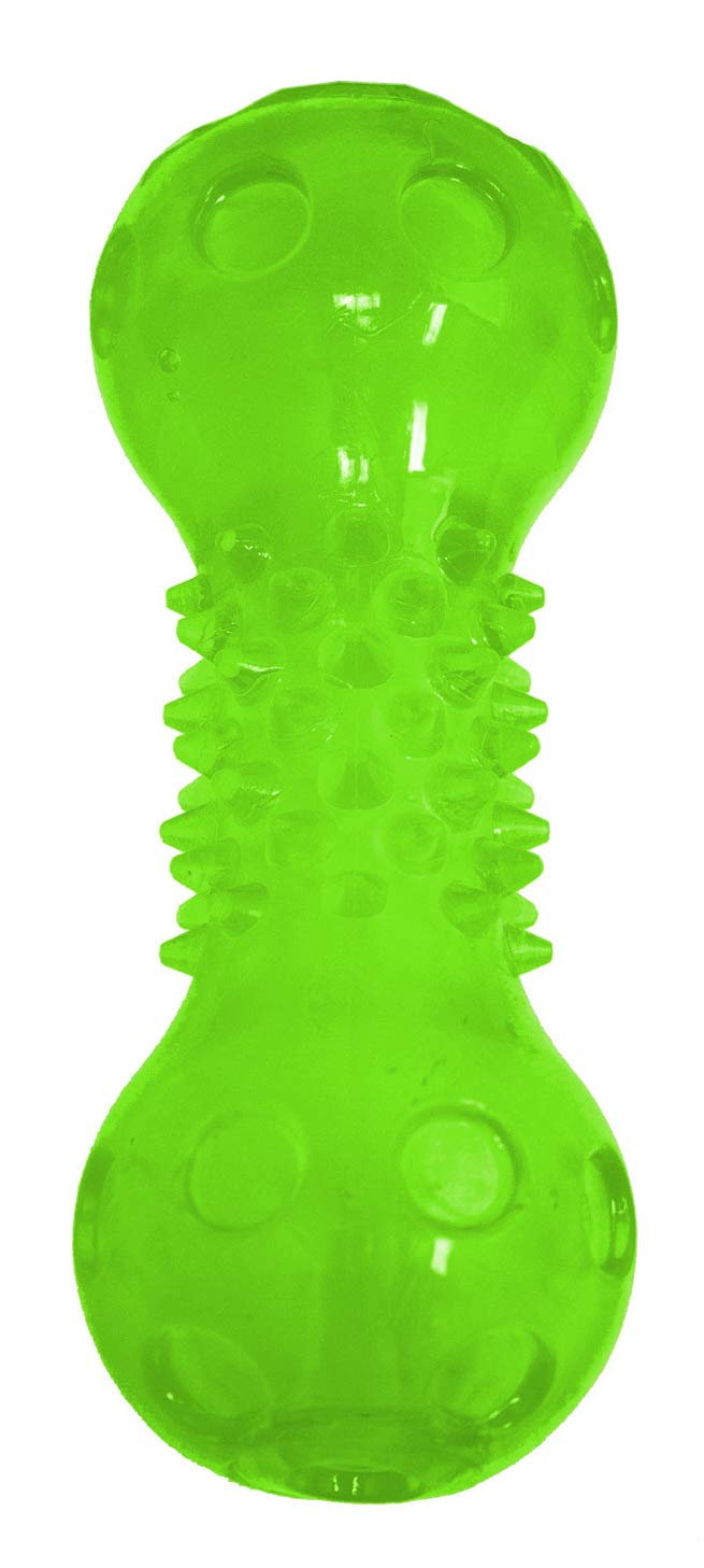 Hyper Pet Dura-Squeaks Stick Dog Toy, Large, Green